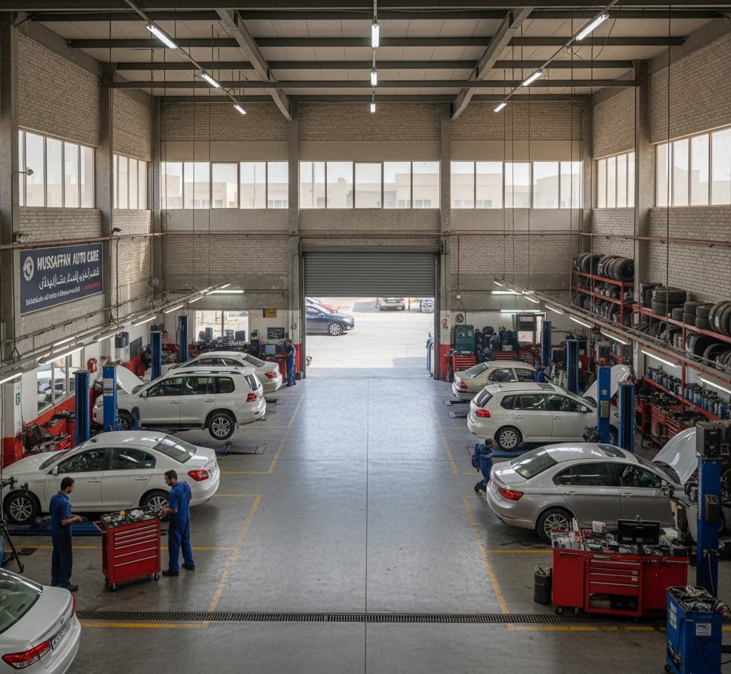Full-Service Auto Garage in Mussafah Industrial