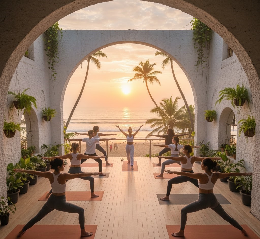 Sunrise Flow Yoga Studio Near Baga Beach