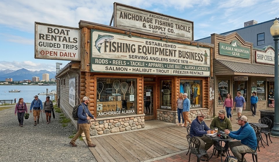 Established Fishing Equipment Business for Sale – Anchorage Logo