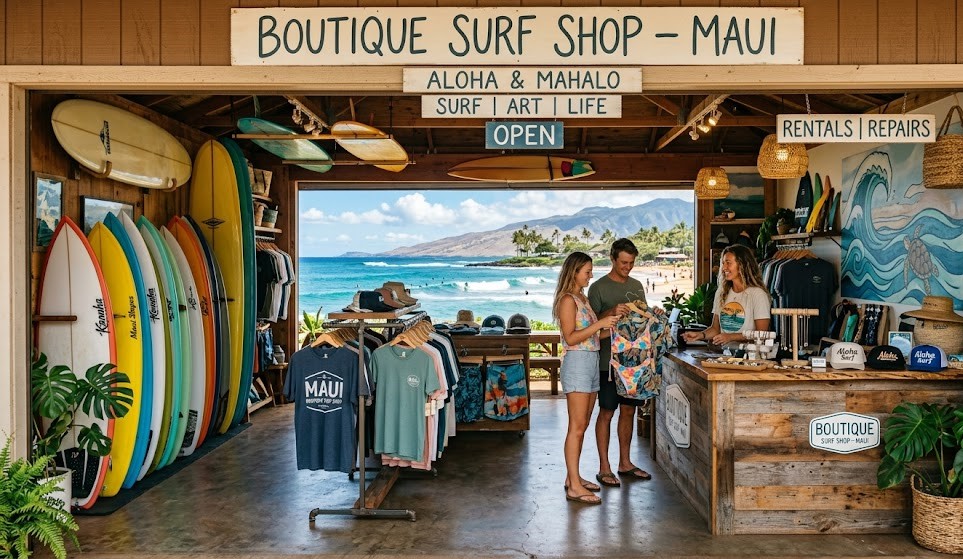 Boutique Surf Shop for Sale – Maui Logo