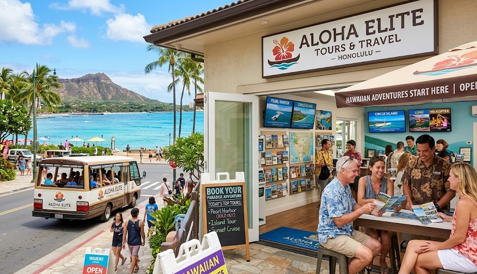 Profitable Tour & Travel Agency for Sale – Honolulu Logo