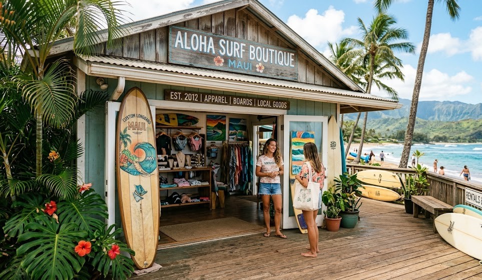 Boutique Surf Shop for Sale – Maui Logo