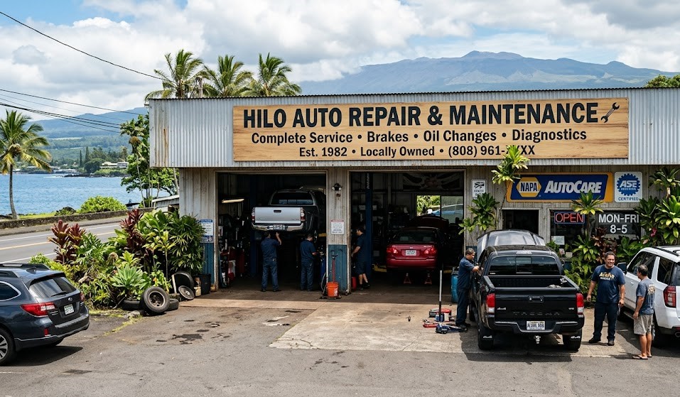 Auto Repair & Maintenance Shop for Sale – Hilo Logo