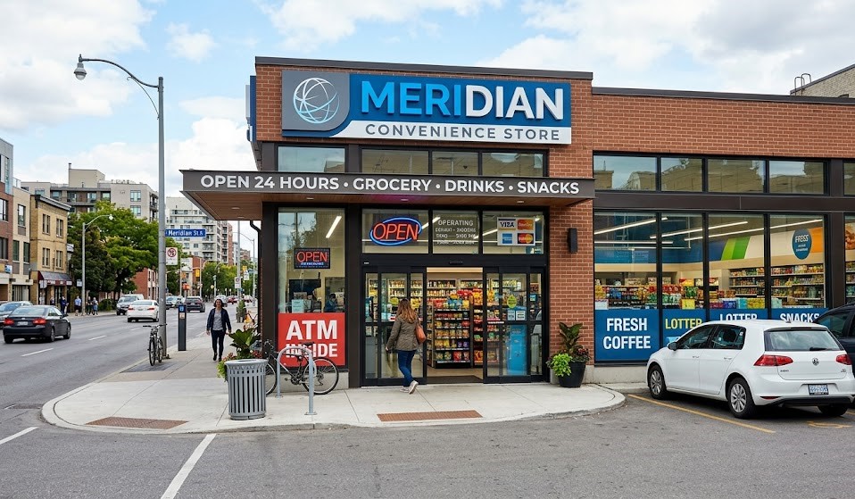 Retail Convenience Store for Sale – Meridian Logo